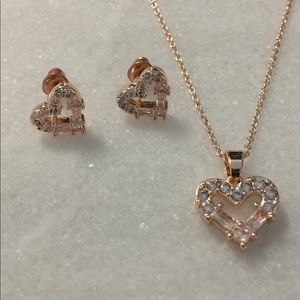 ❌SOLD❌ Quartz Necklace & Earring